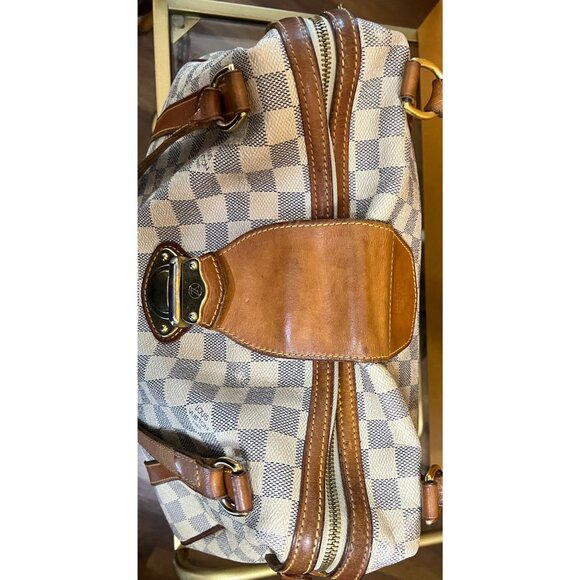 LOUIS VUITTON DAMIER AZUR STRESA PM TOTE WITH DUST BAG WITH COA - Picture 11 of 16